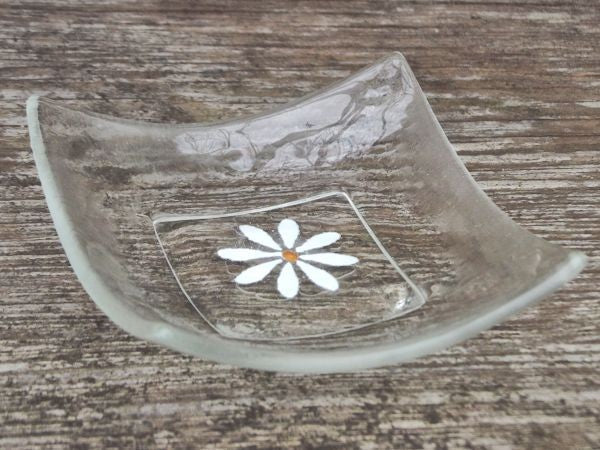 Daisy Ring Dish - Clear