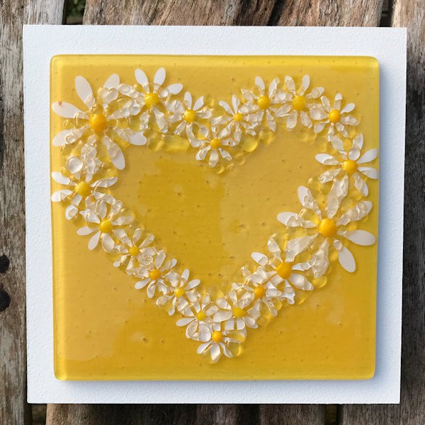 Daisy Wall Art Panel - Medium - Yellow