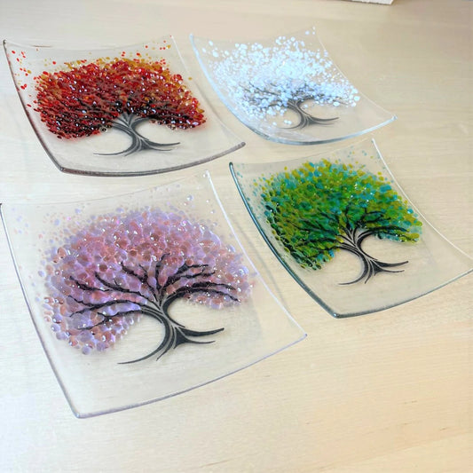 Les Bois 4 Seasons Square Trinket Dish