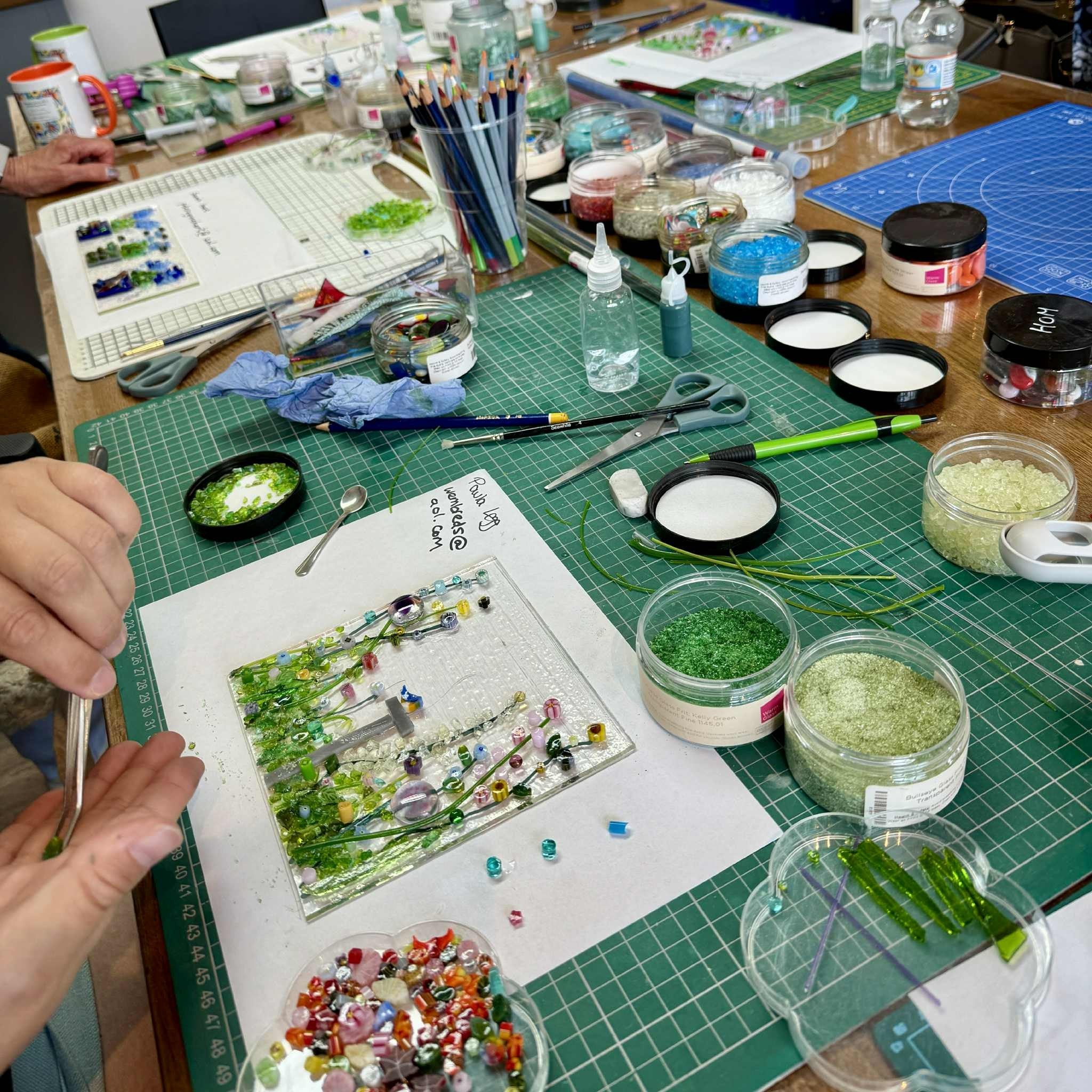 2026 NEW Half Day Decorative/Fused Glass Class  10am - 1pm