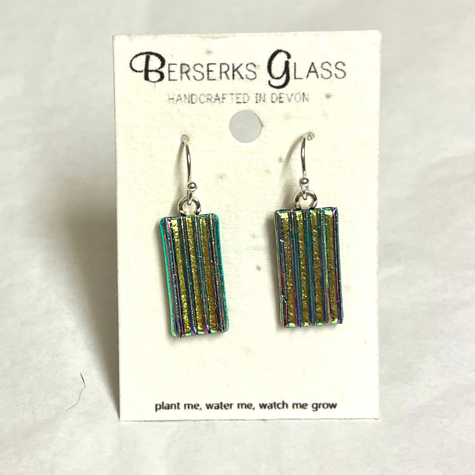 Dazzle Stripe drop earrings hypoallergenic