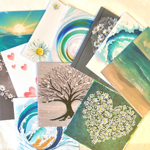 6 x mixed Art Greetings Cards