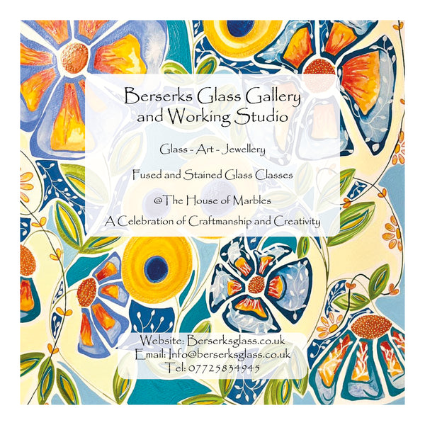 CHILDREN and ADULTS HALF TERM WORKSHOP (8yrs + with paying adult) Fused Decorative Glass Class
