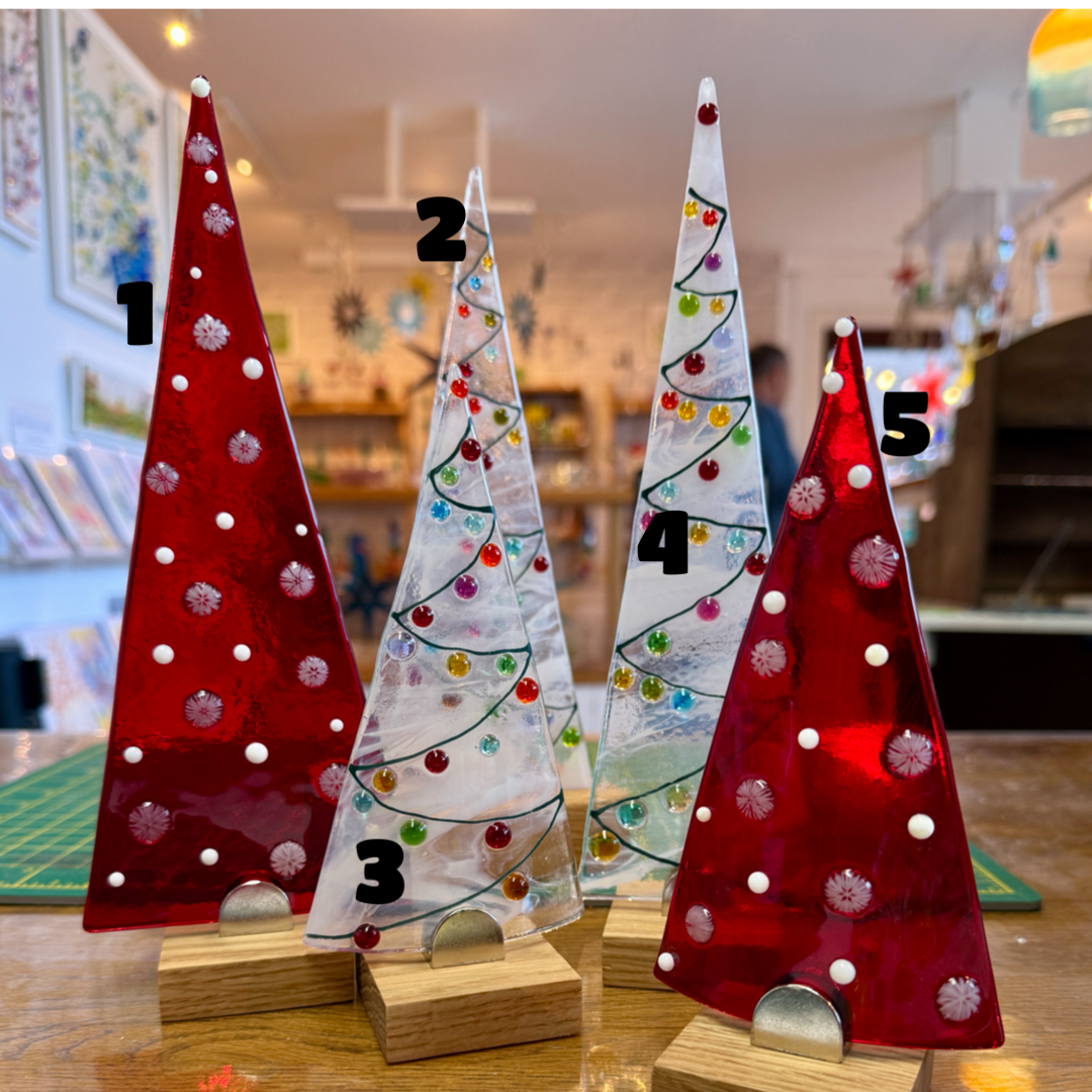 ULTIMATE CHRISTMAS FUSED GLASS EXPERIENCE!  Too much tinsel? PERFECT!