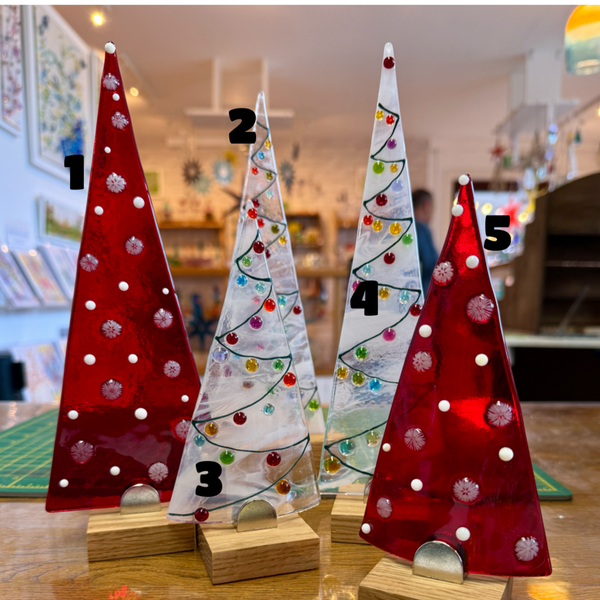 Bespoke Glass Christmas Trees