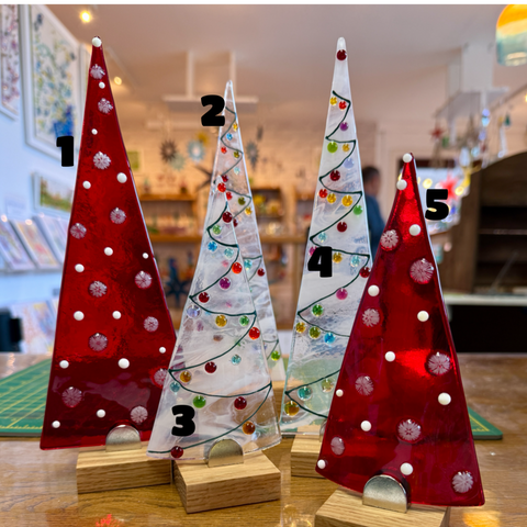 Bespoke Glass Christmas Trees