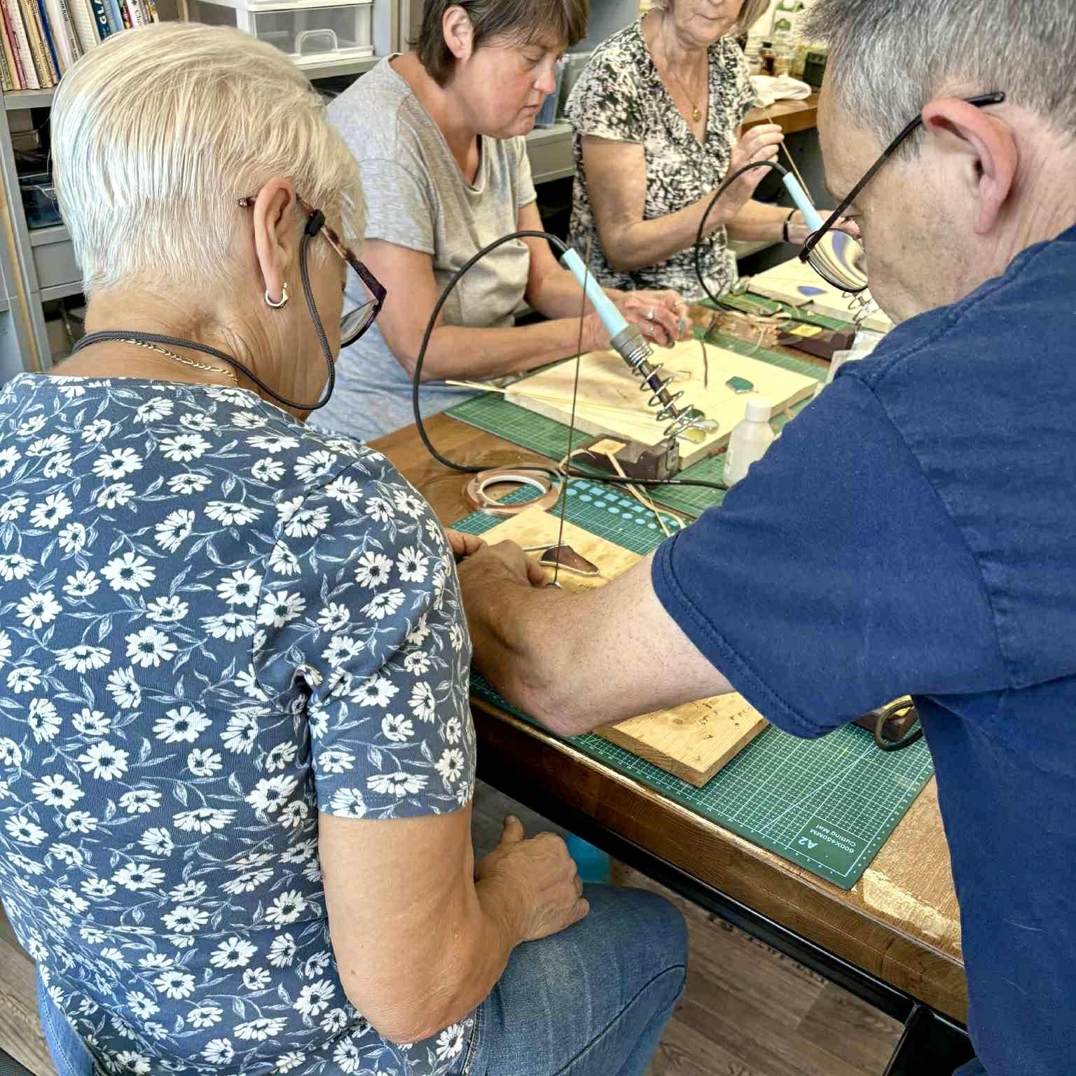 NEW 2026 Full Day Stained Glass Class SUNDAYS 10am - 4pm