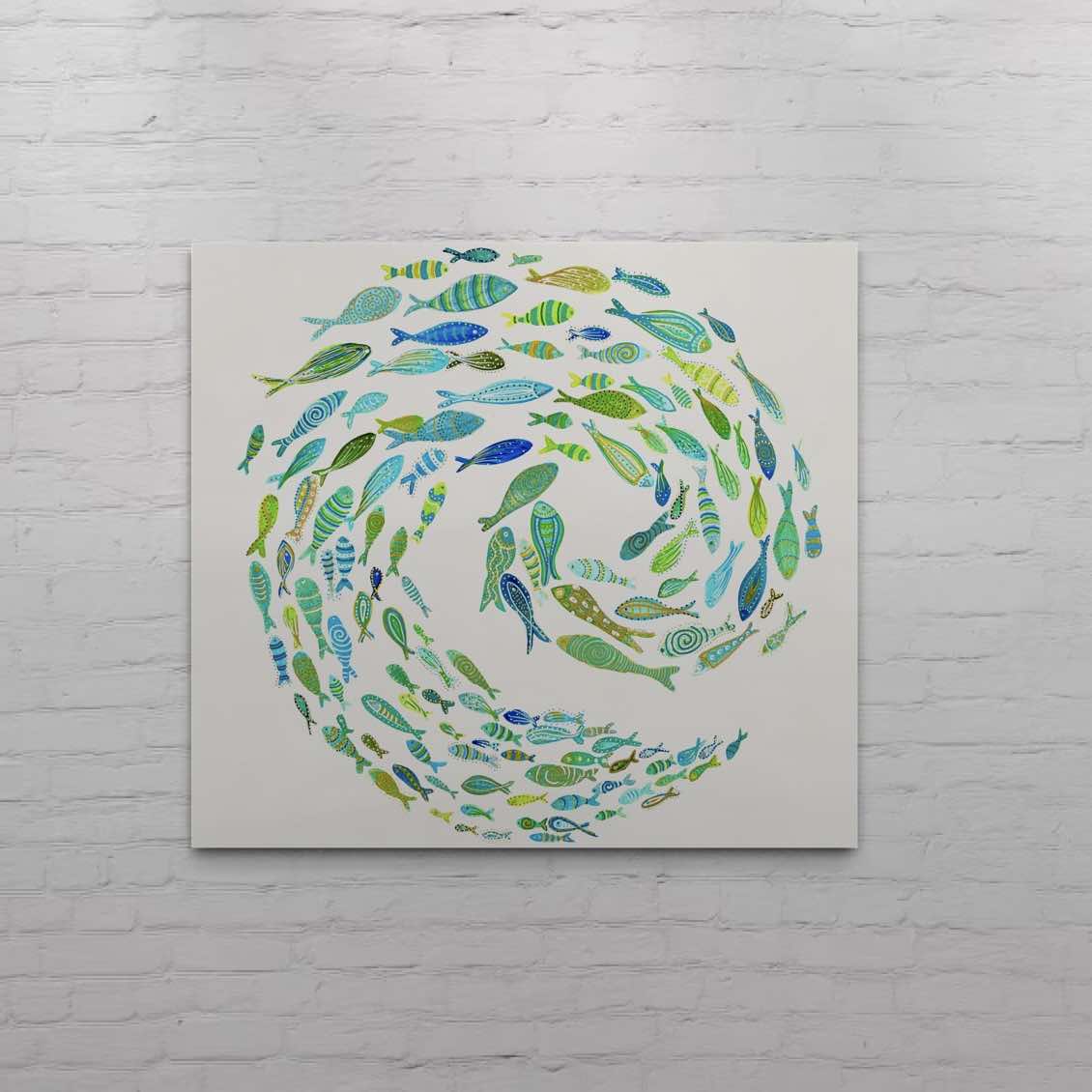 Plenty of Fish Whirlpool signed print