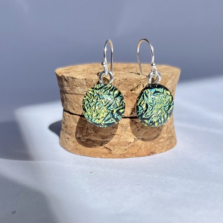 Fused Glass Dichroic Drops