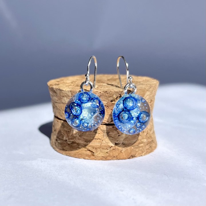 Fused Glass Bubble Drops