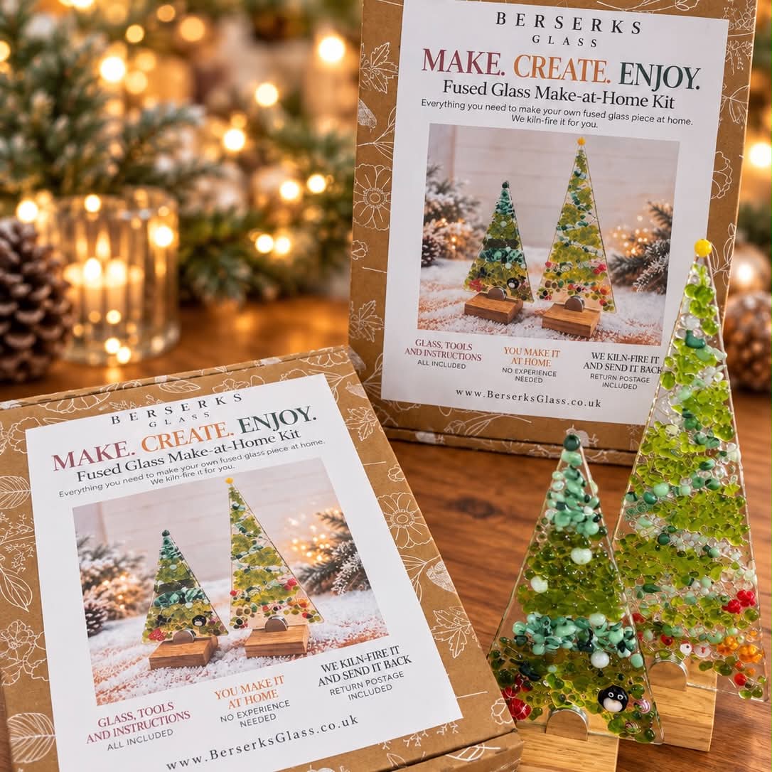 Christmas Trees! Fused Glass Make at Home Kit