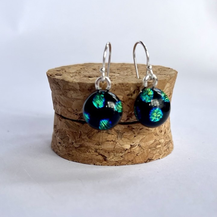 Fused Glass Dichroic Drops