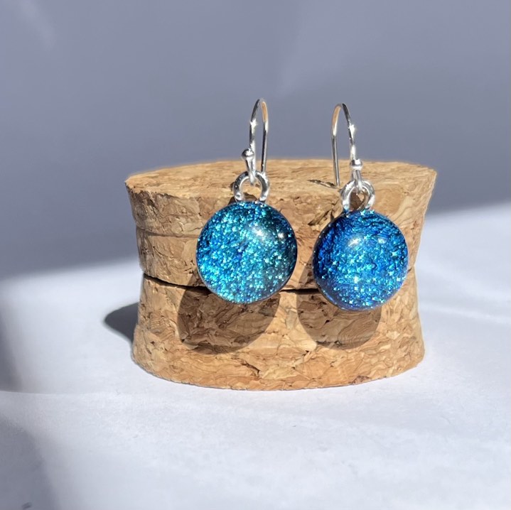 Fused Glass Dichroic Drops