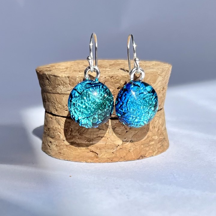 Fused Glass Dichroic Drops