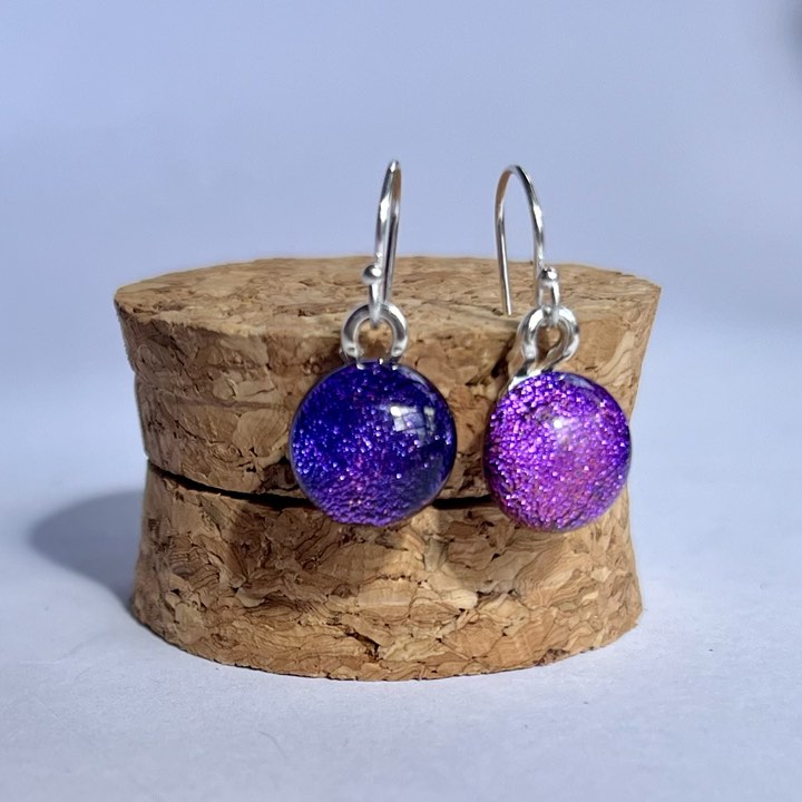 Fused Glass Dichroic Drops