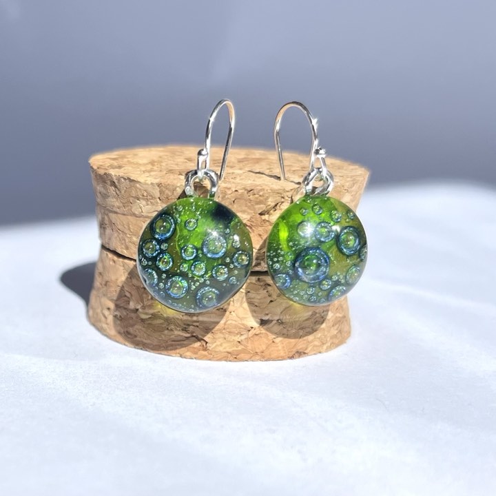Fused Glass Bubble Drops