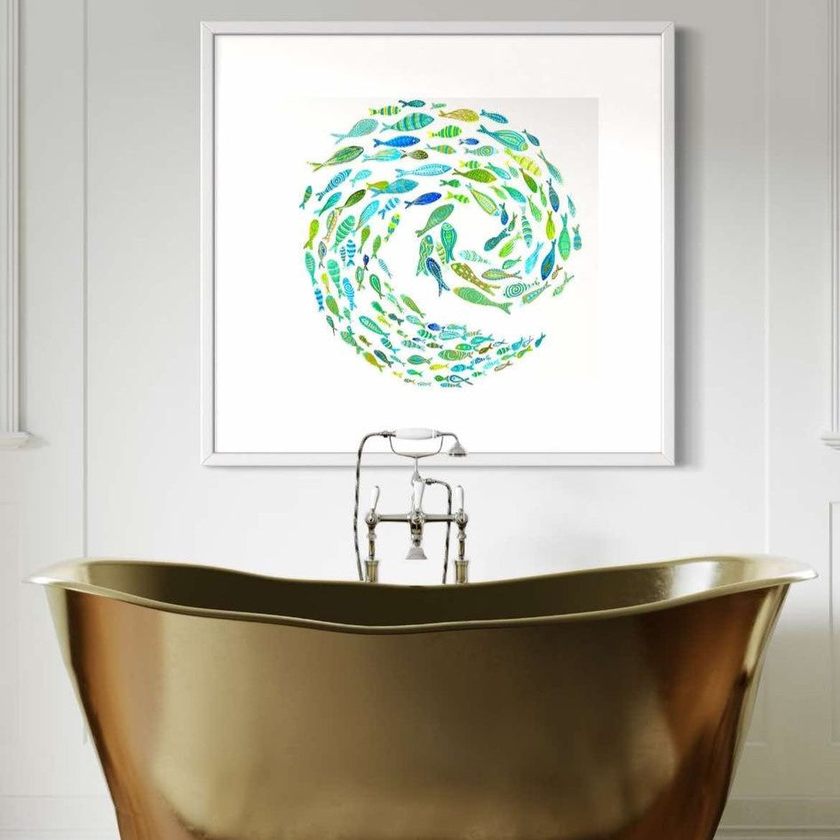 Plenty of Fish Whirlpool signed print