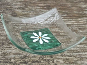 Daisy Ring Dish - Aqua