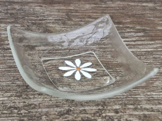 Daisy Ring Dish - Clear