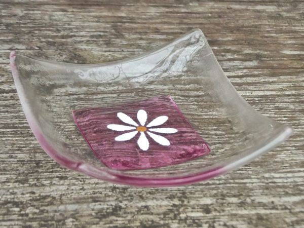 Daisy Ring Dish - Pink