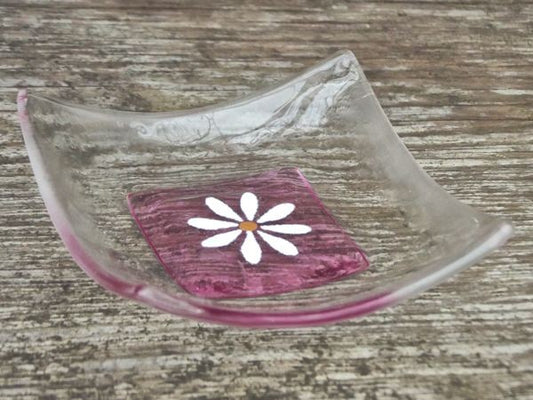 Daisy Ring Dish - Pink