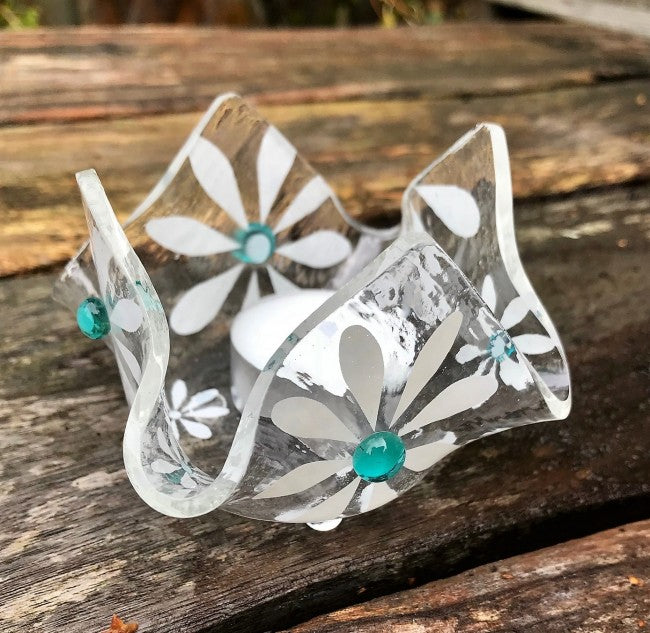 Simply Daisy T-Light - Aqua