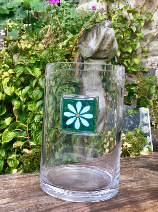 Daisy large Vase - Aqua