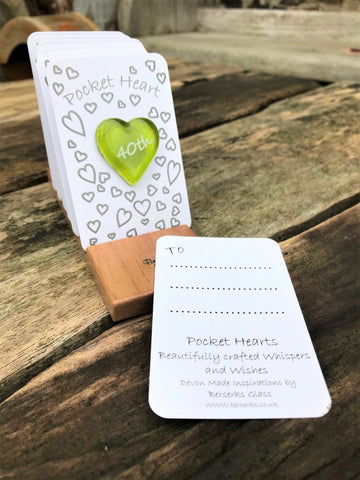 Occasions Pocket Heart - 40th