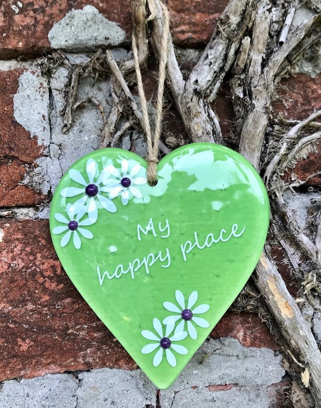 Inspired Sayings Hanging Daisy Heart