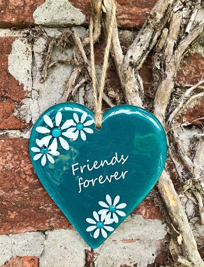 Inspired Sayings Hanging Daisy Heart