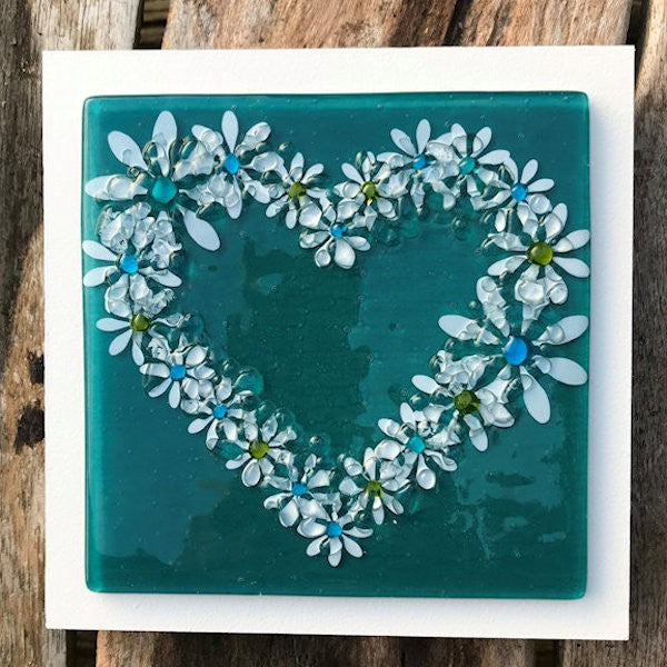Daisy Wall Art Panel - Medium - Jade
