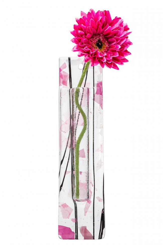 Wall Hanging Flower Pocket - Pink