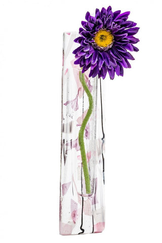 Wall Hanging Flower Pocket - Purple