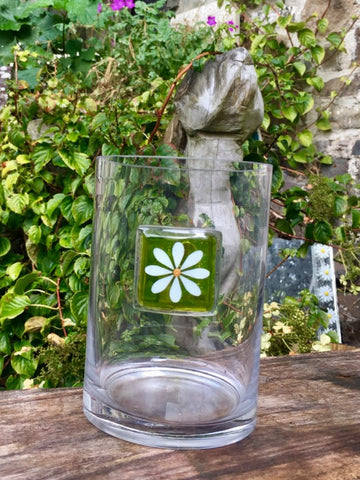 Daisy large Vase - Spring Green