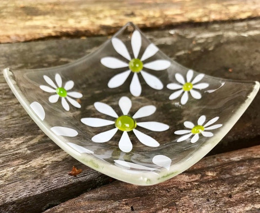 Simply Daisy Ring Dish - Spring Green